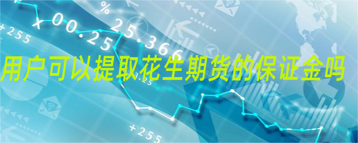 用户可以提取花生期货的保证金吗